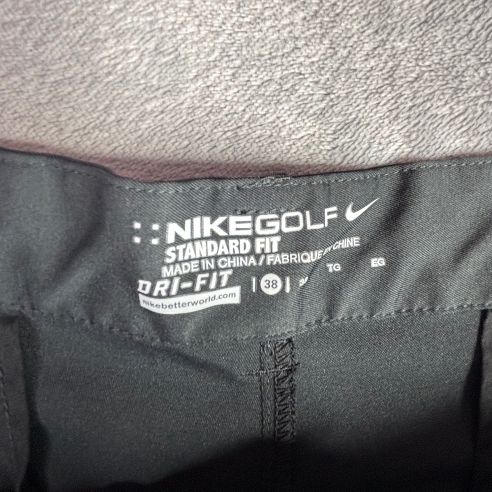 Nike Golf Shorts Men 38 Black Dri-FIT Standard Fit Performance Athletic 897914 - Picture 5 of 8